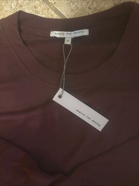 Search for Sanity women’s Crewneck Sweatshirt - Deep Maroon